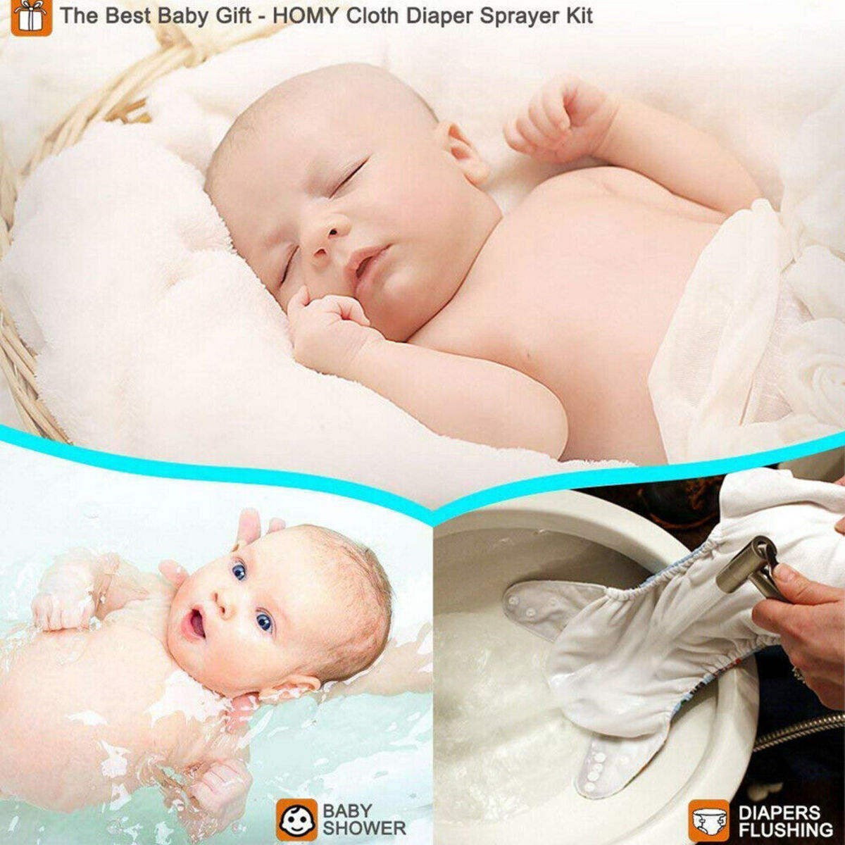 Toilet Bidet Sprayer Bathroom Shower Kit
