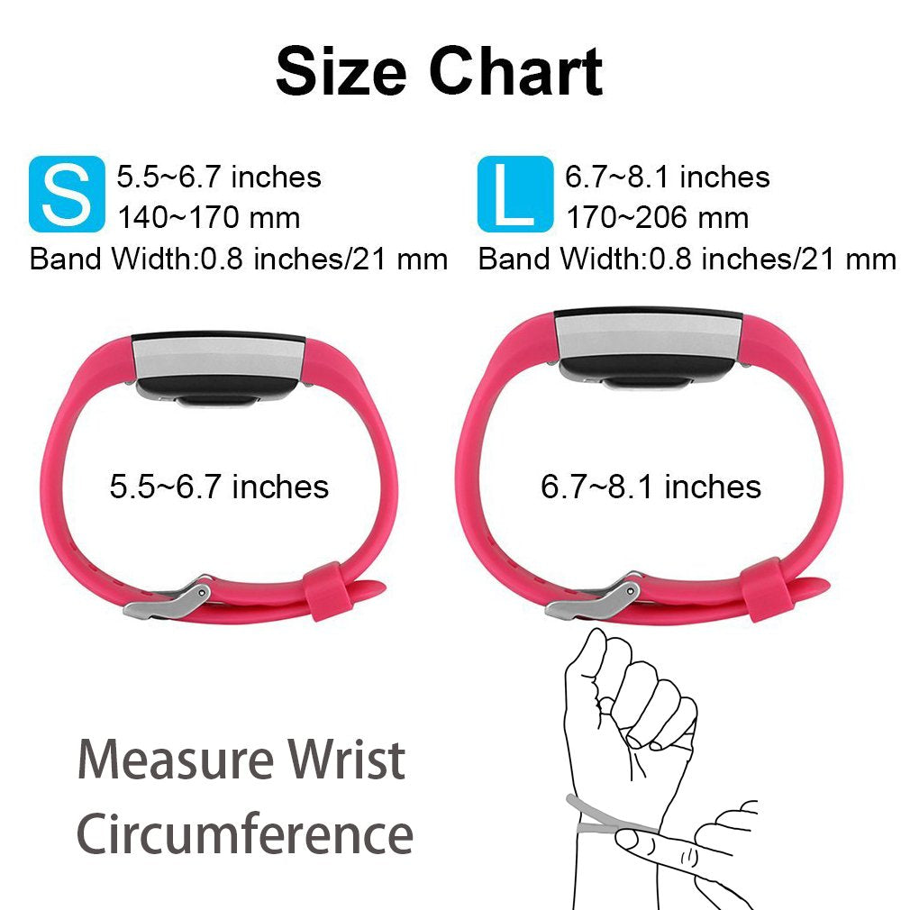 Fitness Tracker Normal Rubber band-Pink-L