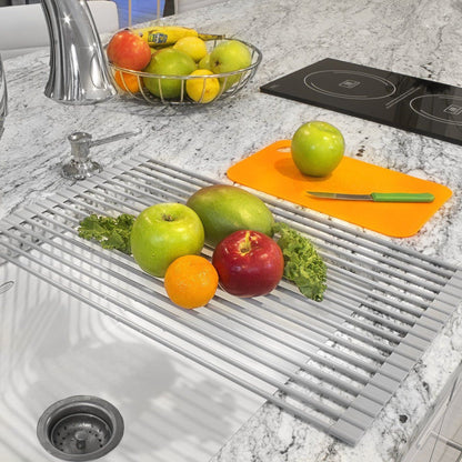 Multipurpose Roll-Up Dish Drying Rack