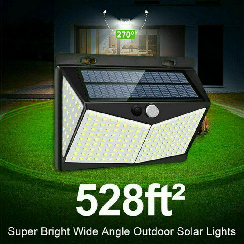 2Pcs Motion Sensor Solar LED Light