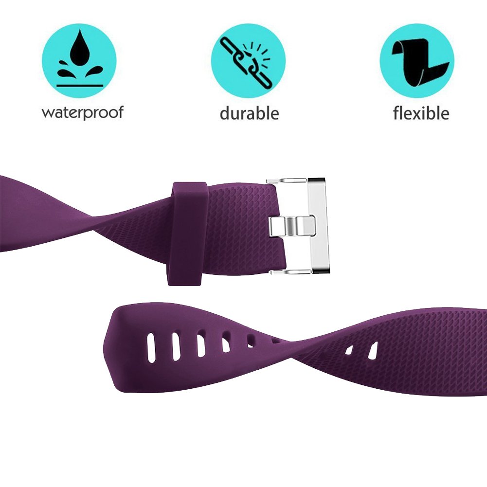 Fitness Tracker Normal Rubber band-Purple-L