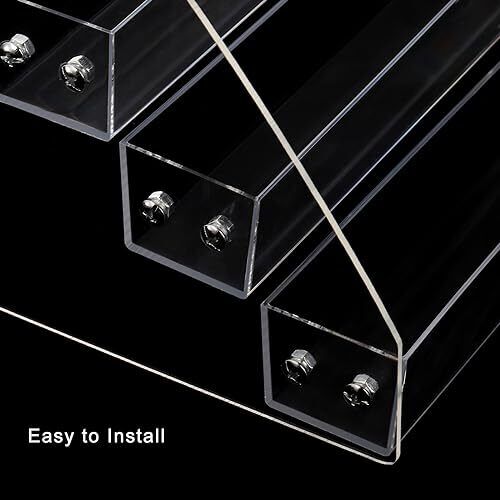 7 Tier Clear Acrylic Nail Polish Ink Display Rack Sunglasses Organizer