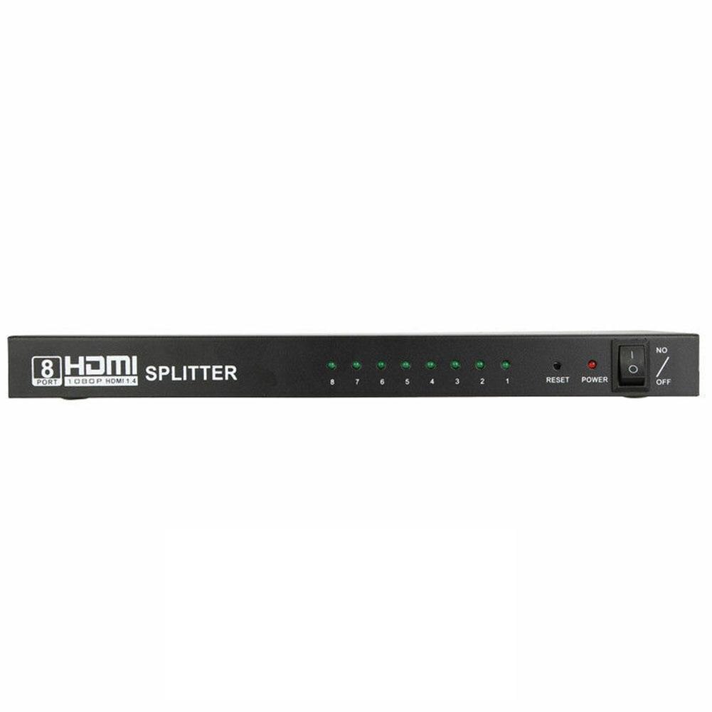 1x8 HDTV Splitter Video Distributor 1080P 3D