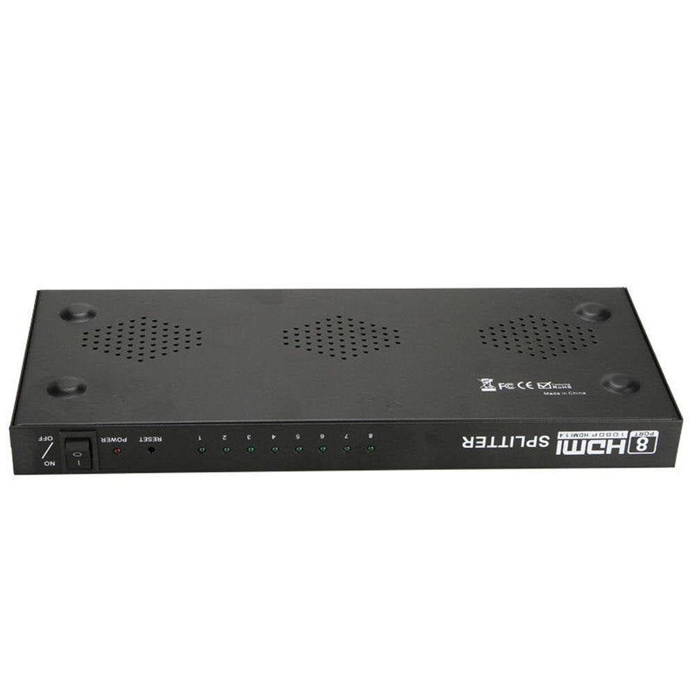 1x8 HDTV Splitter Video Distributor 1080P 3D