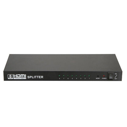 1x8 HDTV Splitter Video Distributor 1080P 3D