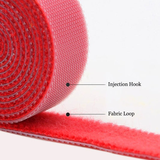 Self Adhesive Cable Straps-Red