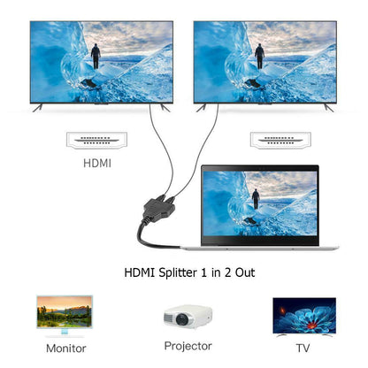 HDTV Splitter Cable 1.4 Version, 1 Male to 2 Female