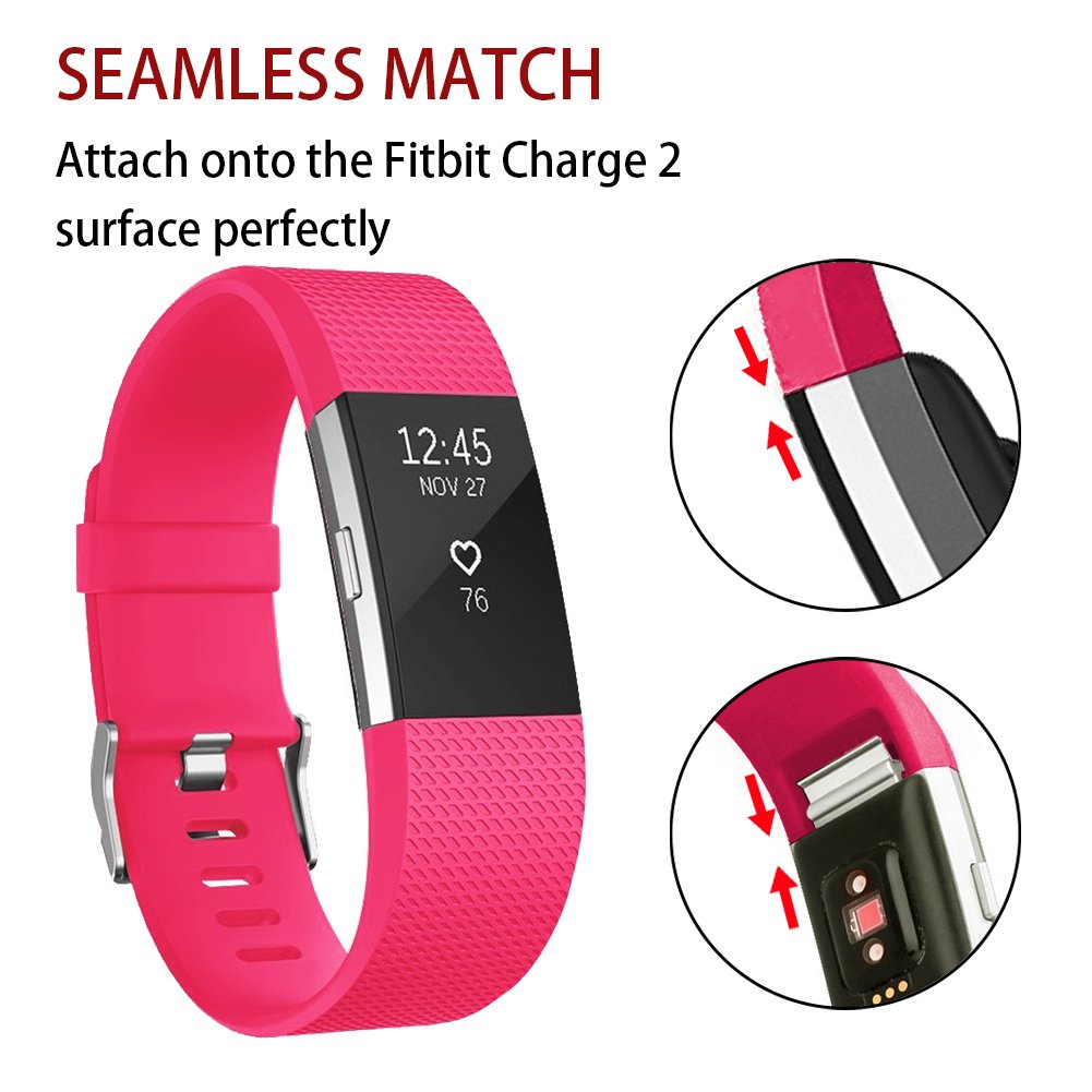 Fitness Tracker Normal Rubber band-Pink-L