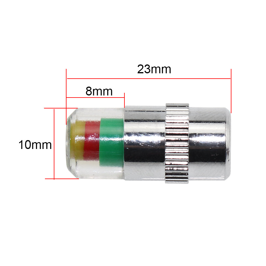 Tire Air Alert Pressure Cap Valve Gauge