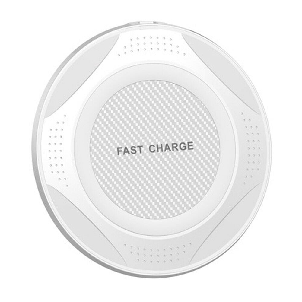 10W Fast Wireless Charger Black &amp;amp;amp;amp; White-White