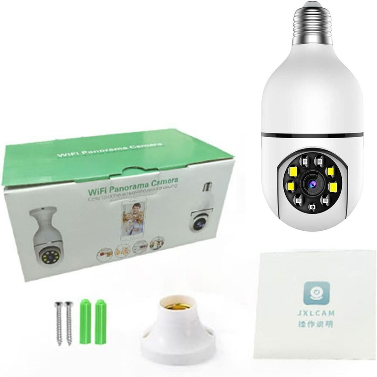 1080P Wireless Wi-Fi Light Bulb Security Camera