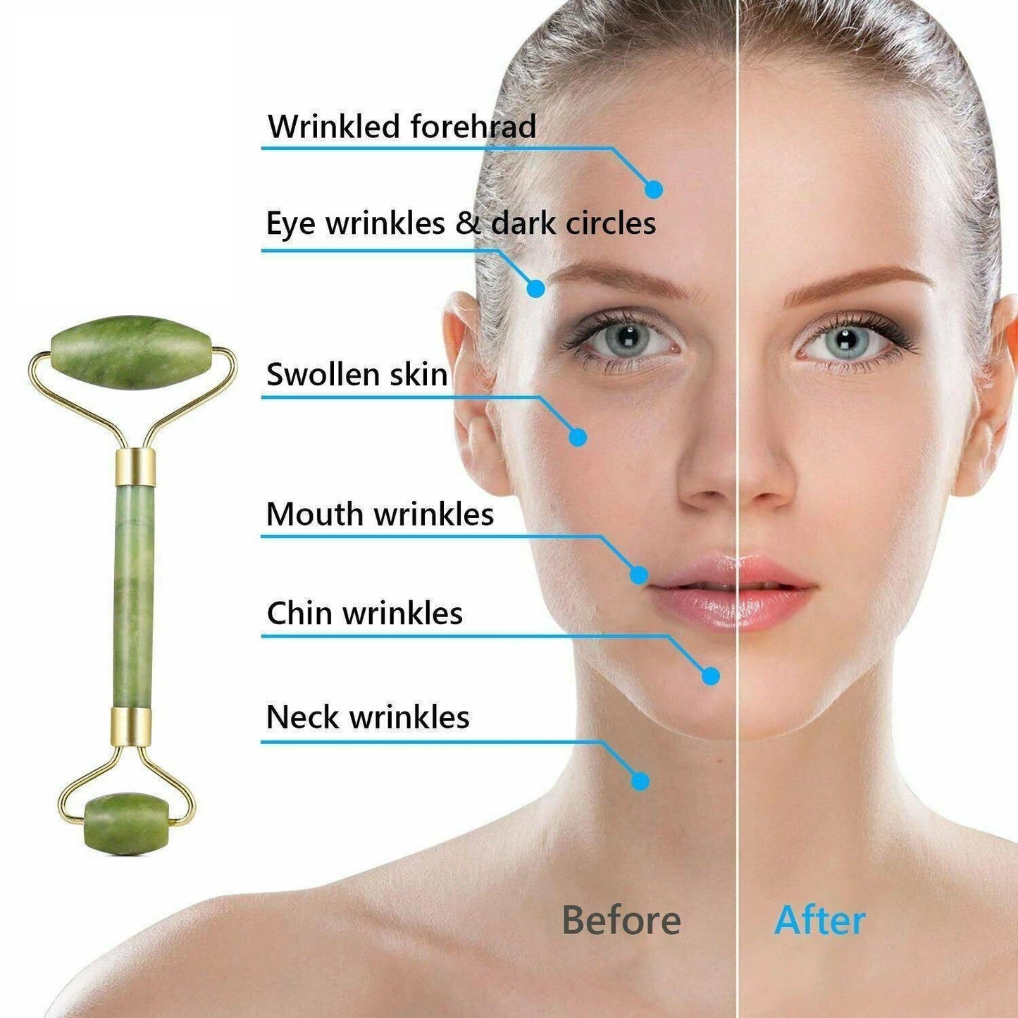 Face Massage Jade Roller