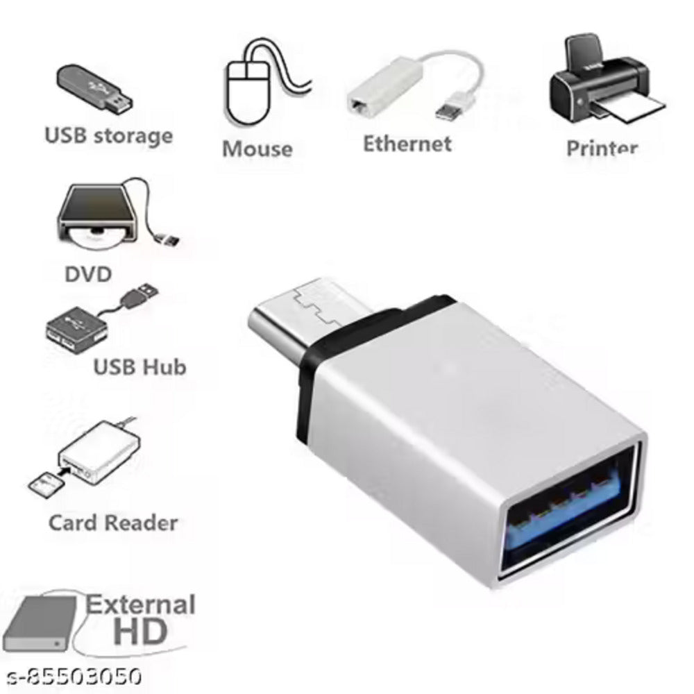 Type C Male to USB 3.0 A Female OTG USB-C Adapter