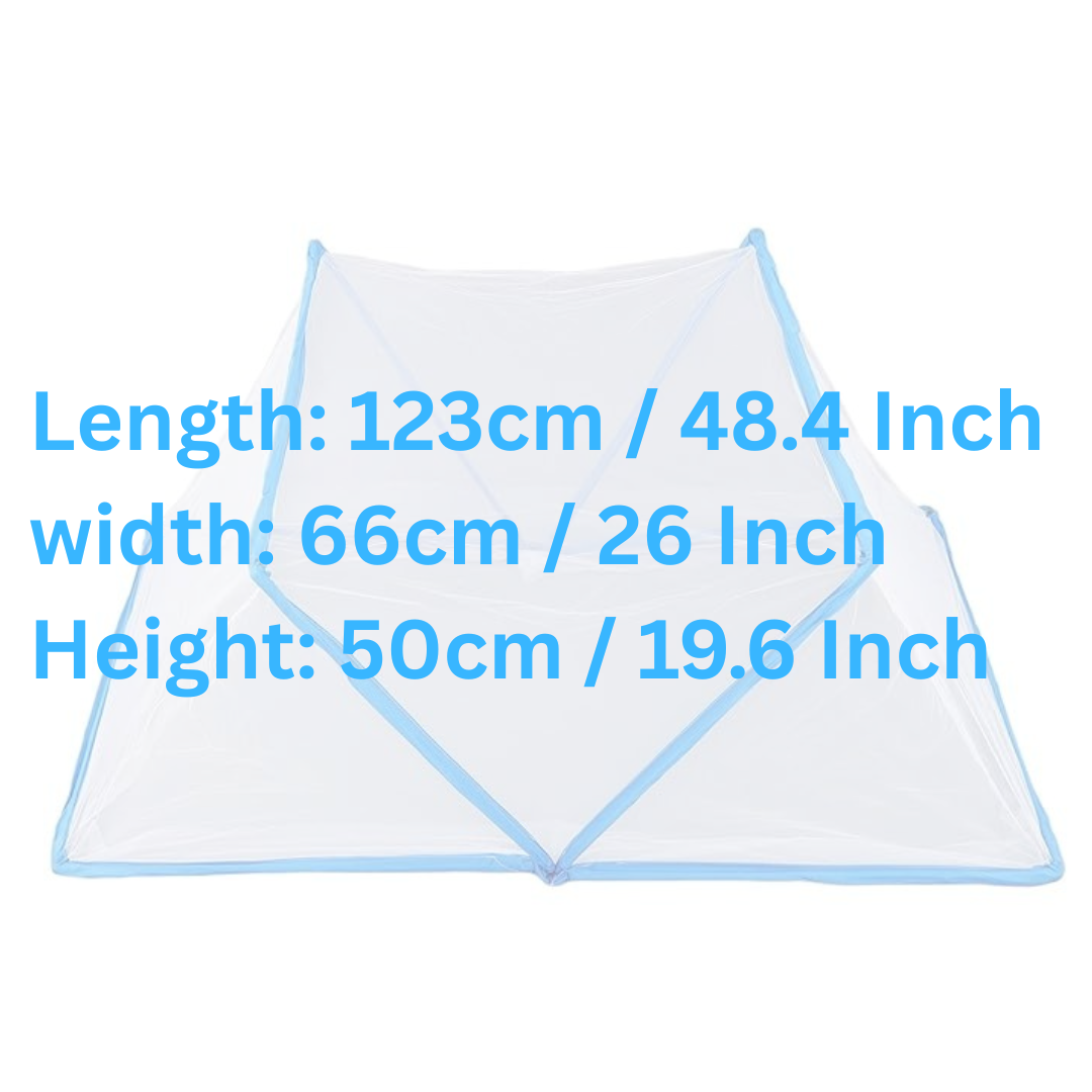 Bottomless Folding Mosquito Net, Blue