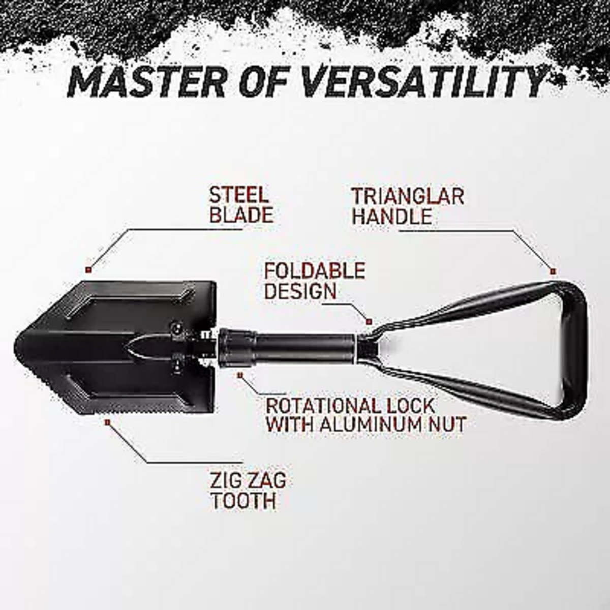 Folding Camping Shovel - Snow Removal