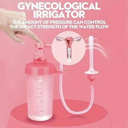 Manual Pressure Anal Vagina Douche Cleaner Irrigator Cleansing System