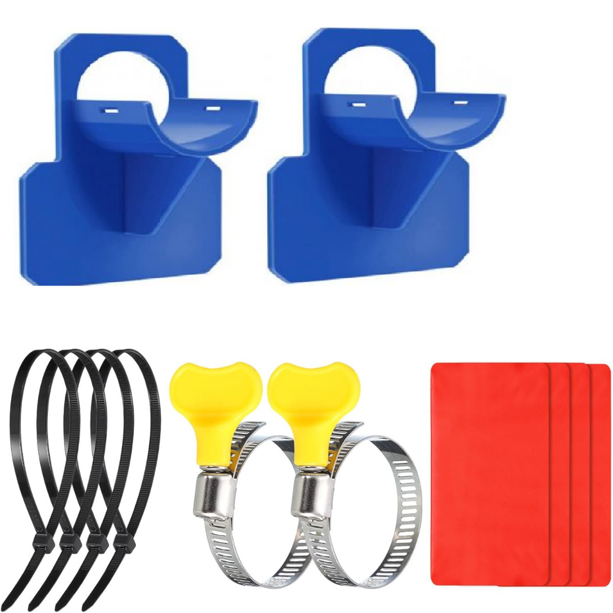 2 Pcs Swimming Pool Pipe Plastic Hose Holder Support Tool Kit