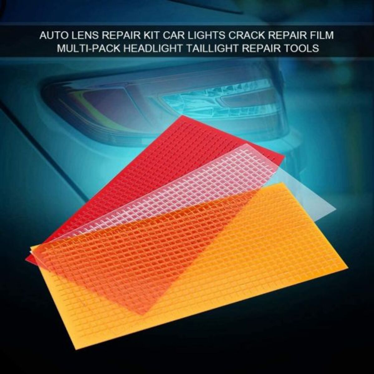 Car Lights Crack Repair Film