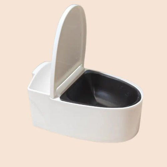 Wall Mounted Ashtray Toilet Shaped Ashtray With Cover