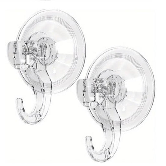 2Pcs Vacuum Suction Waterproof Shower Razor Holder - Removable Reusable