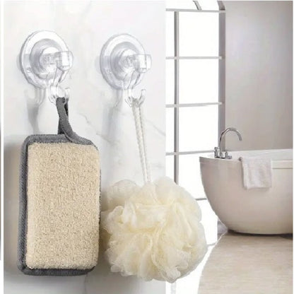 2Pcs Vacuum Suction Waterproof Shower Razor Holder - Removable Reusable