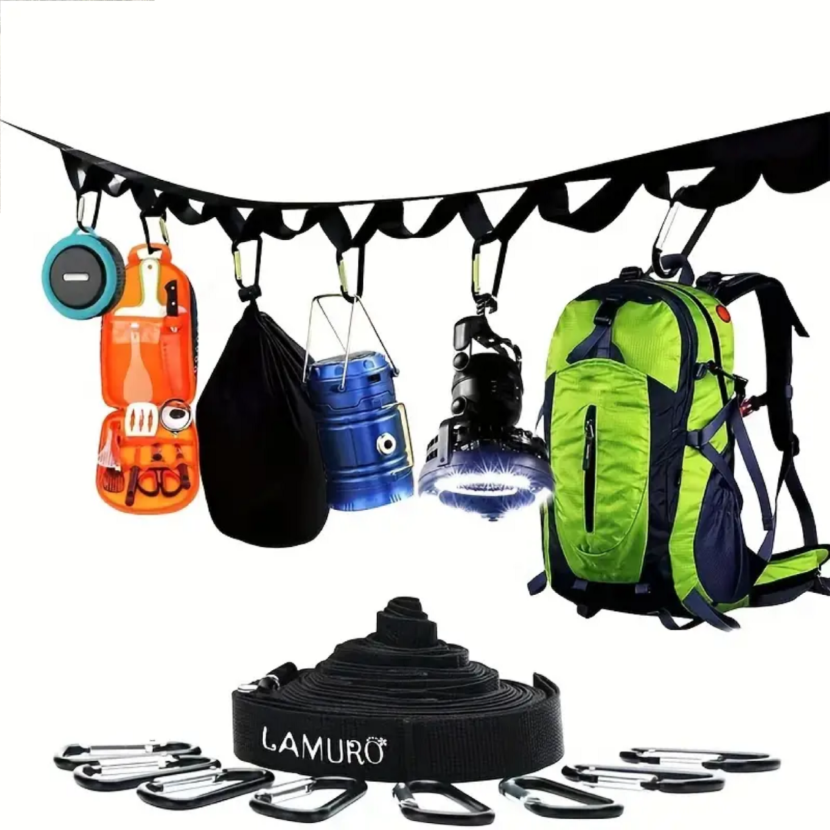 Tent Storage Clothesline, Camping Storage Strap