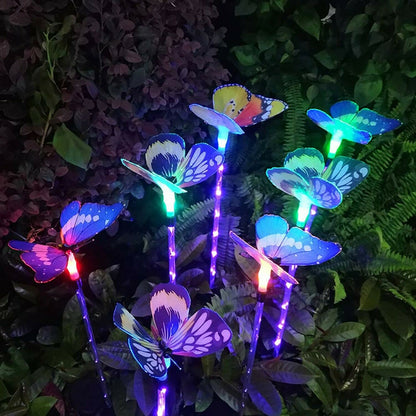 3 PCS Garden Solar Butterfly light