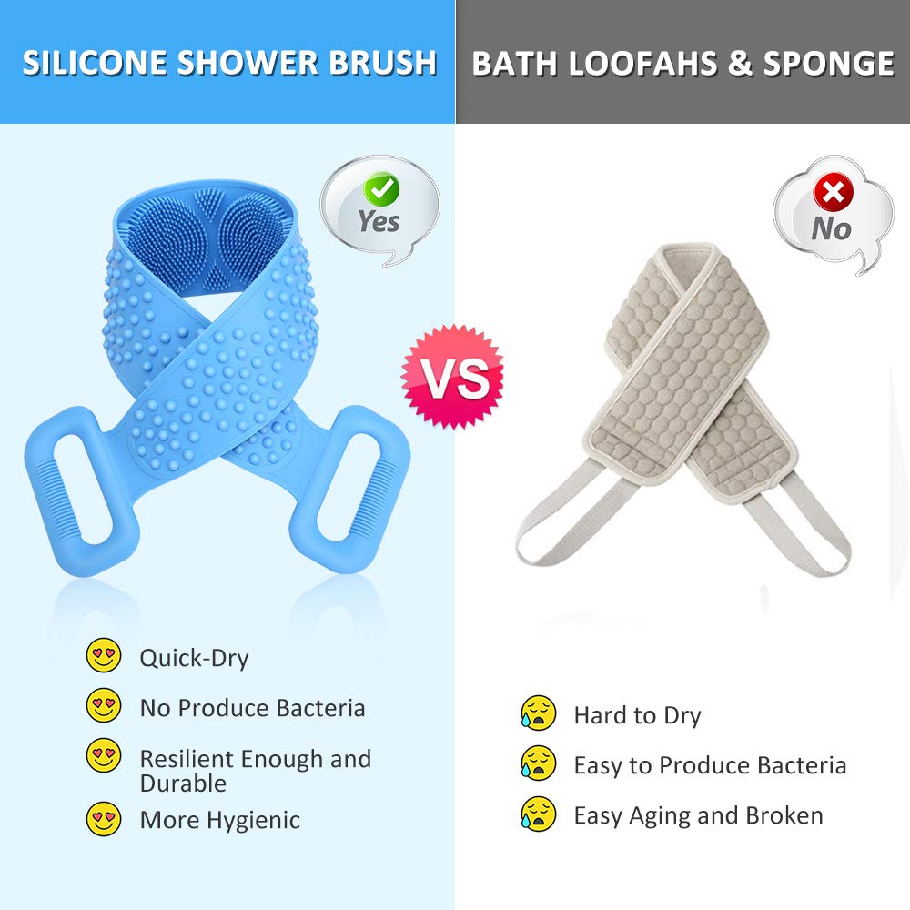 Silicone Bath Body Brush long