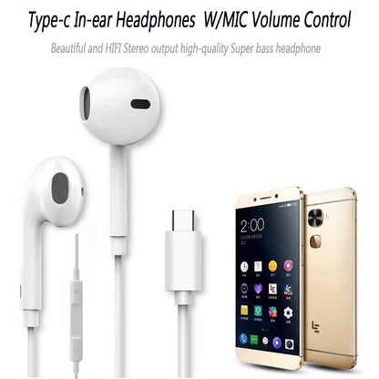 Type C Earphone For Smartphone