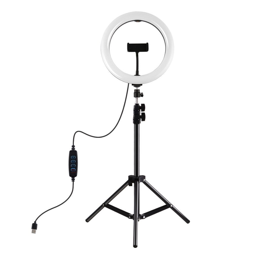 26cm Selfie Ring Light With 1.1m Tripod Stand