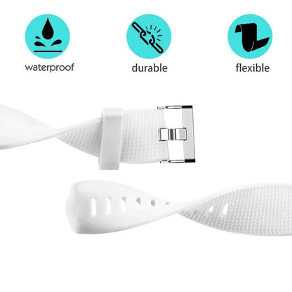 Fitness Tracker Normal Rubber band-White-L