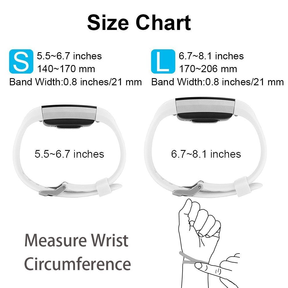 Fitness Tracker Normal Rubber band-White-S
