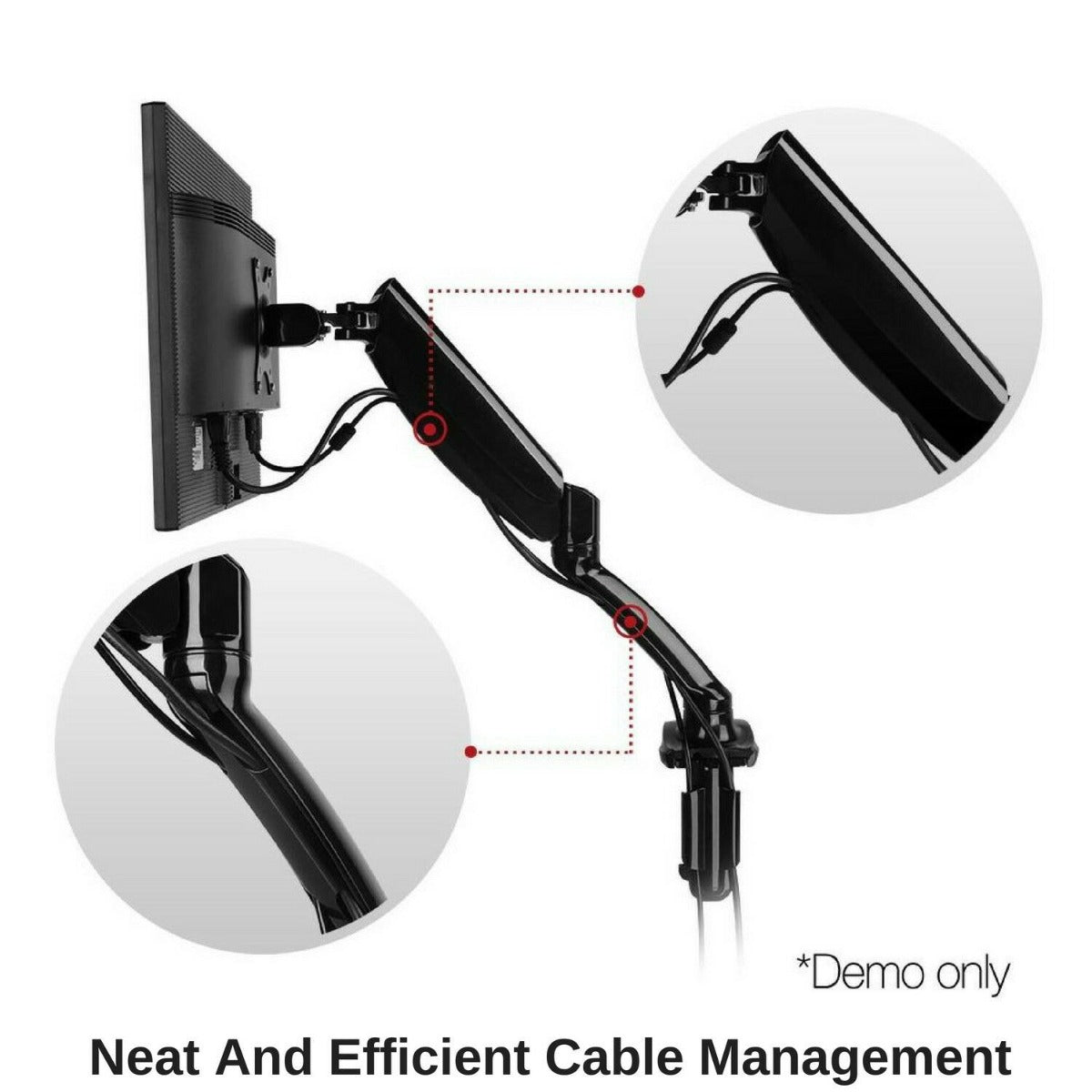 Dual Adjustable Monitor Stand Mount