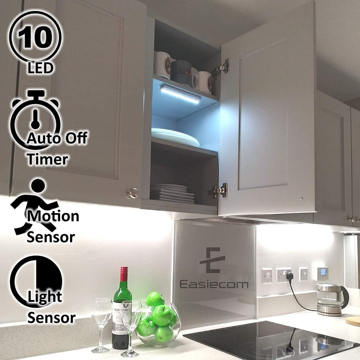 10LED Motion Sensor Light (Cool White)