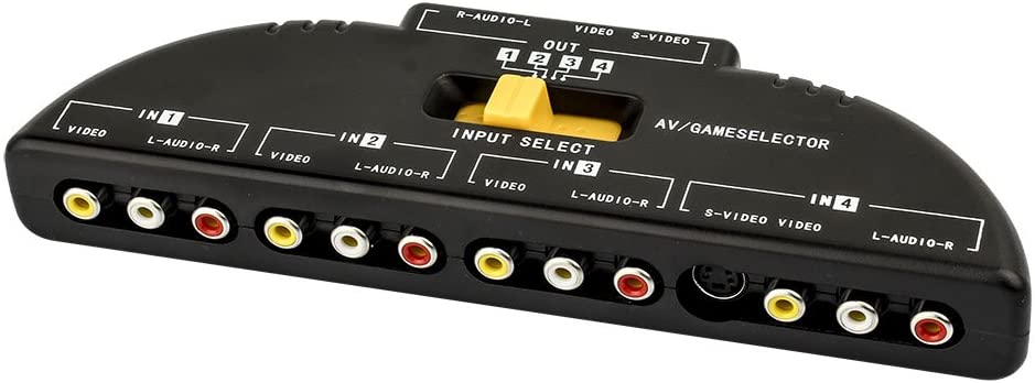 4 Way RCA Splitter With Cable