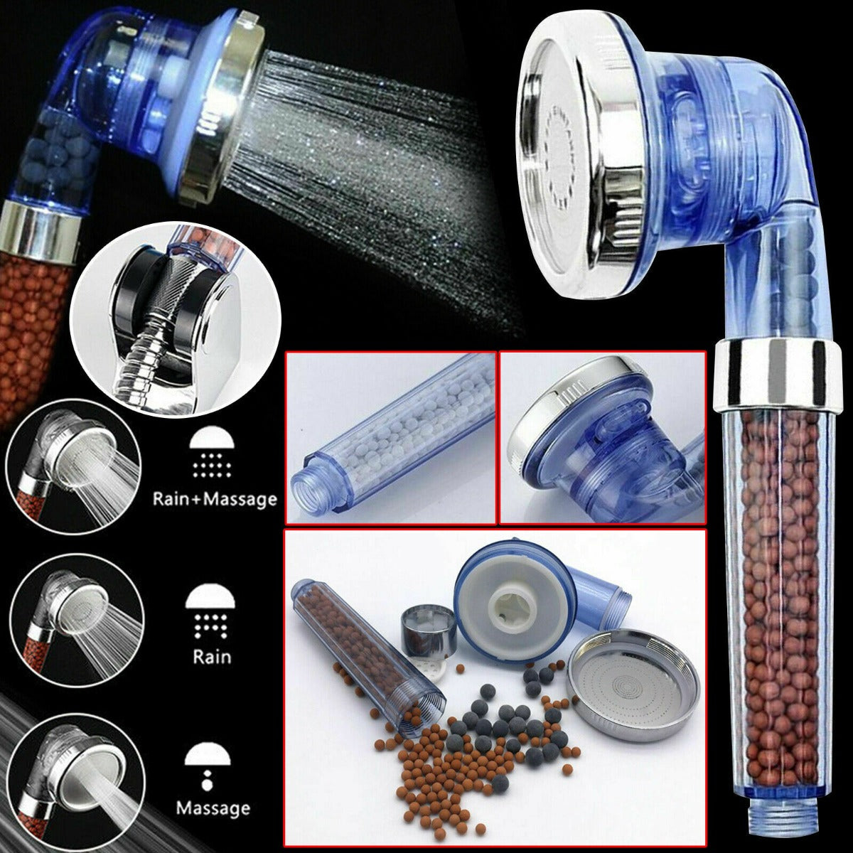 High Turbo Pressure Shower Head