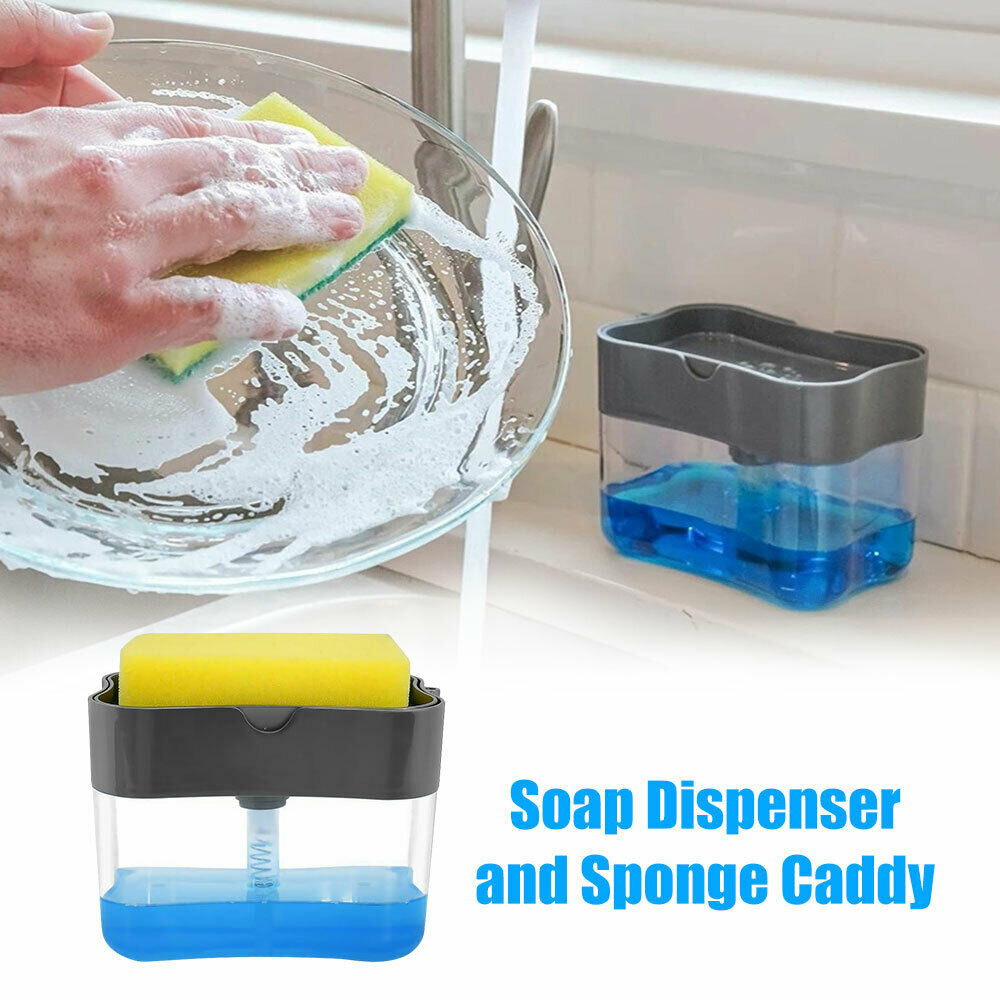 Soap Dispenser and Sponge Caddy