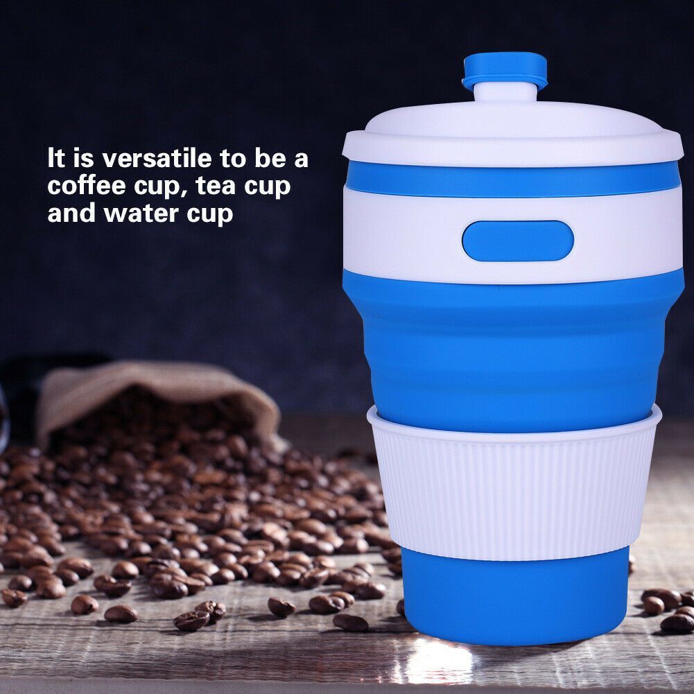 Collapsible Silicone CUP-Blue