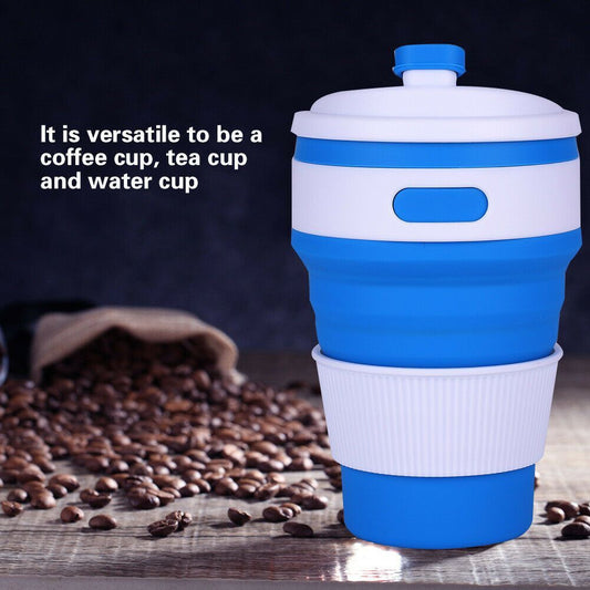 Collapsible Silicone CUP-Blue
