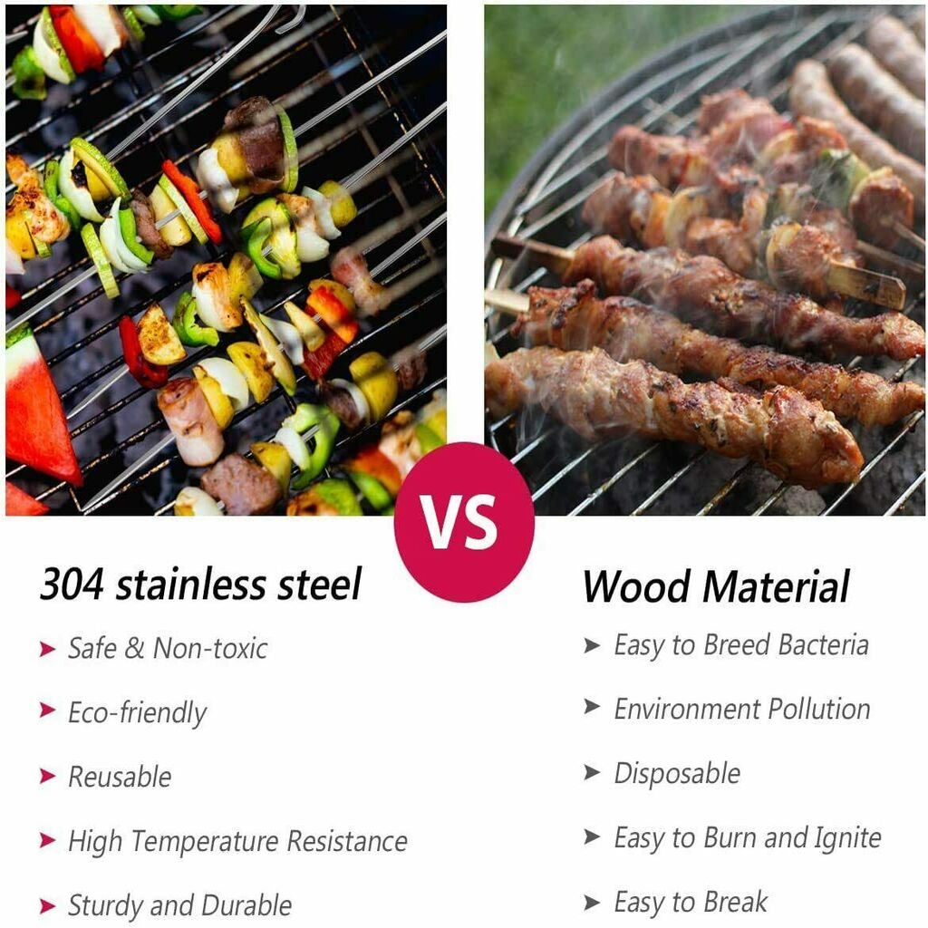 Barbecue Metal Skewers