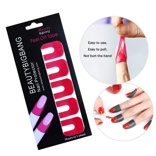 Nail Protector Peel Off Tape - Pink