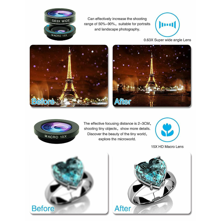 Smartphone Camera Lens Kit