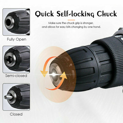 98V Cordless Drill Impact Driver