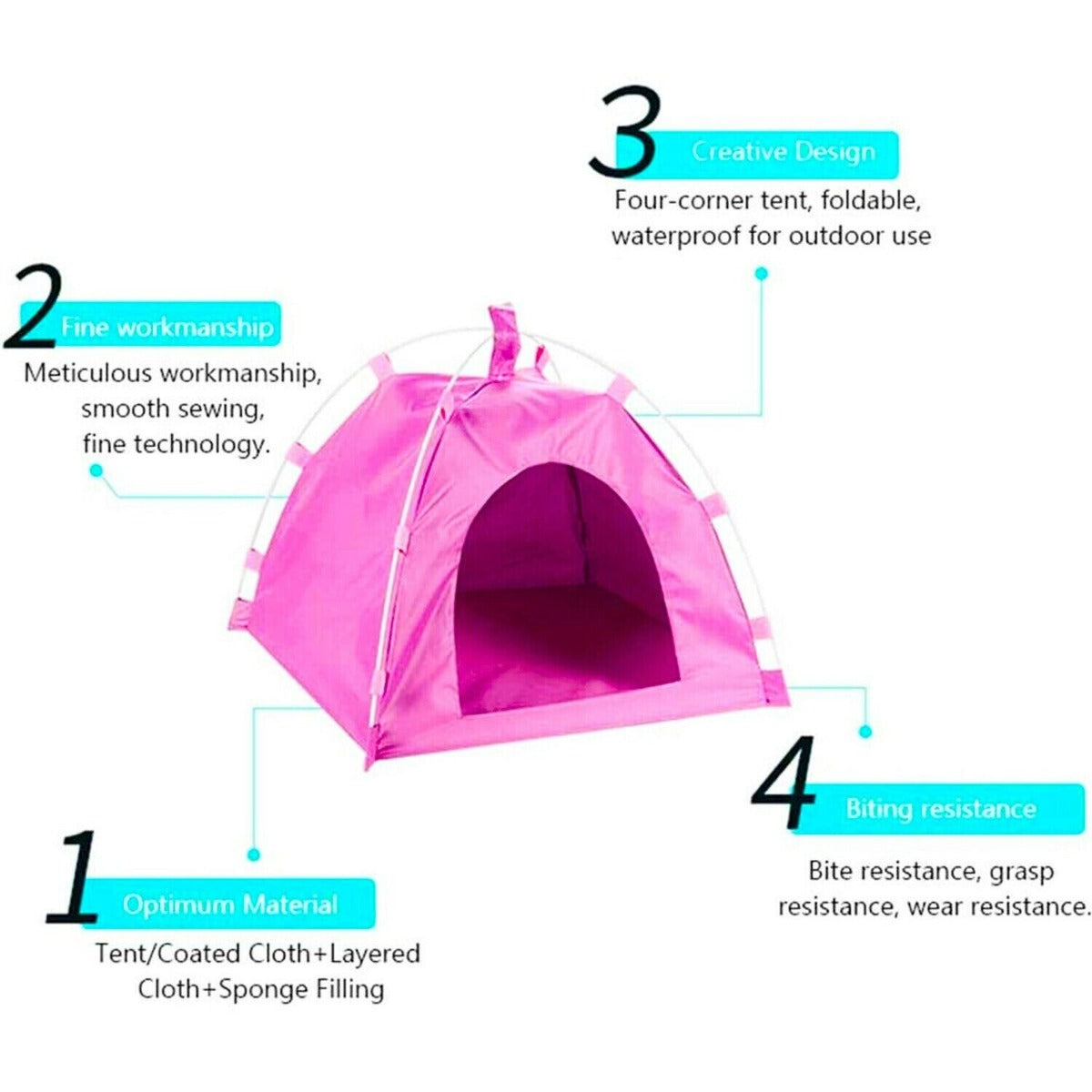 Pet Tent -Pink