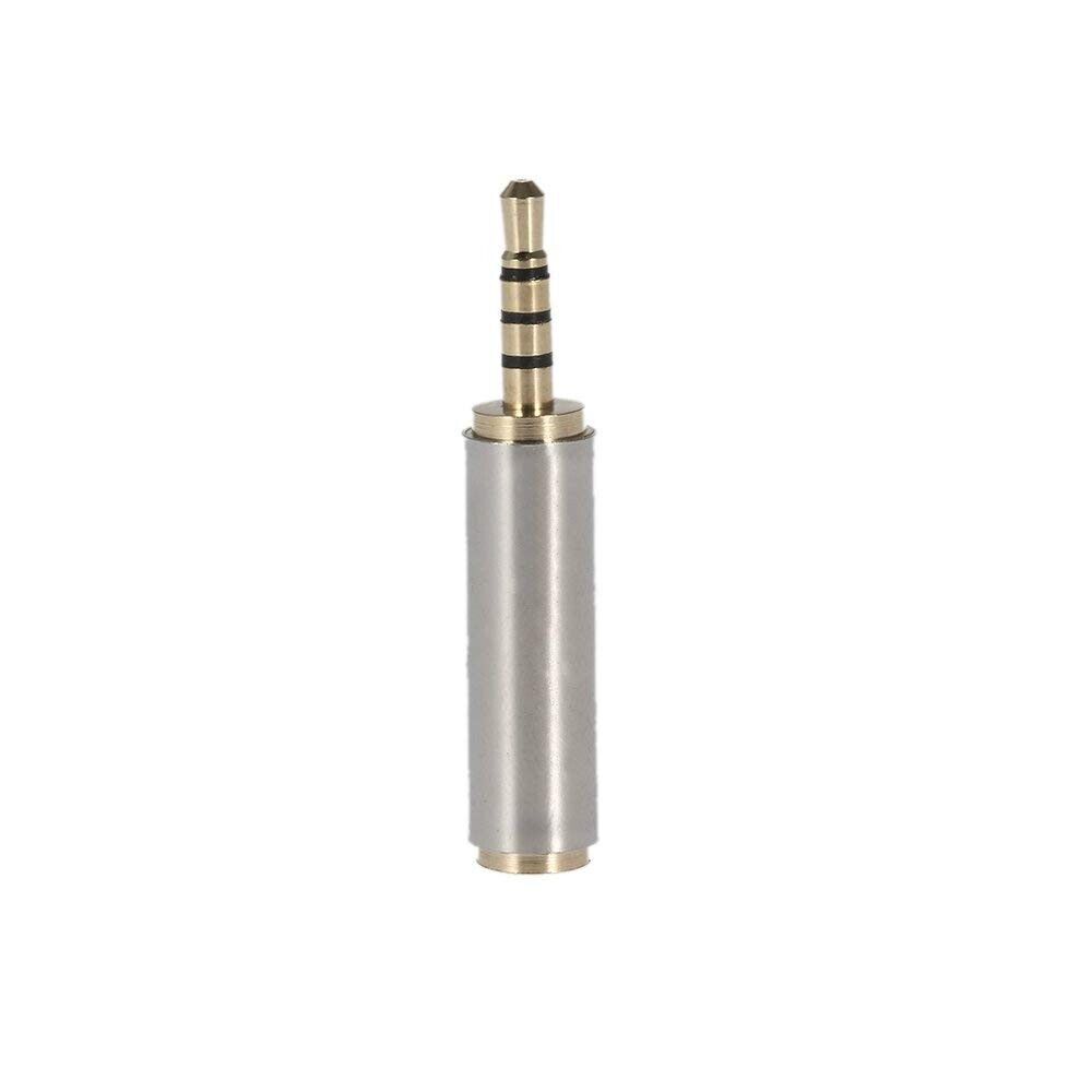2.5mm Male to 3.5mm Female Stereo Mic Audio Headphone Adapter Converter