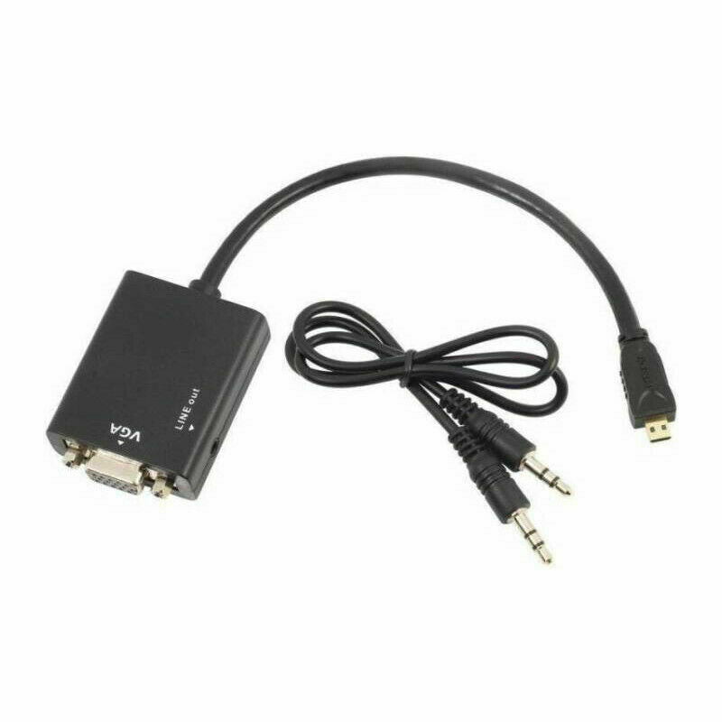 Micro HDTV to VGA Adapter Converter