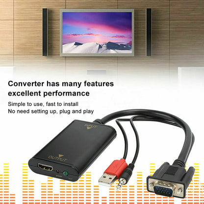 VGA to HDMI Adapter