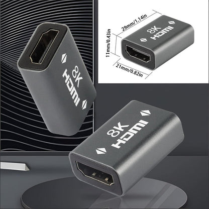 HDTV Connector 8K, Female to Female Coupler