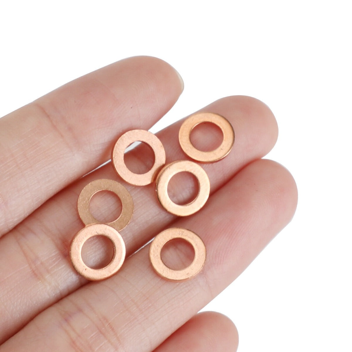 200pcs Copper Washer Gasket Nut Bolt Set