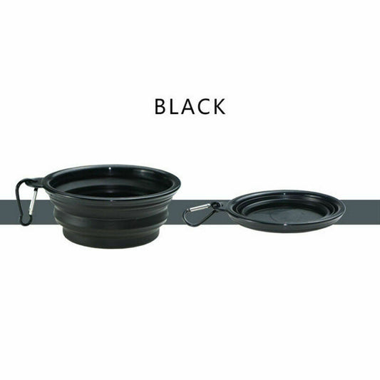 New Designed Food Grade Silicone Pet Bowl -Black